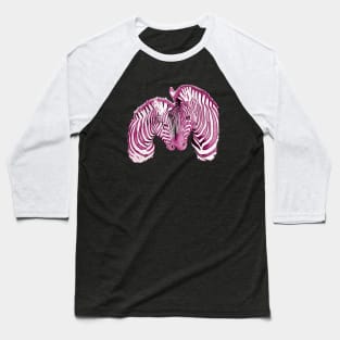 Zebra Lovers 5 Baseball T-Shirt